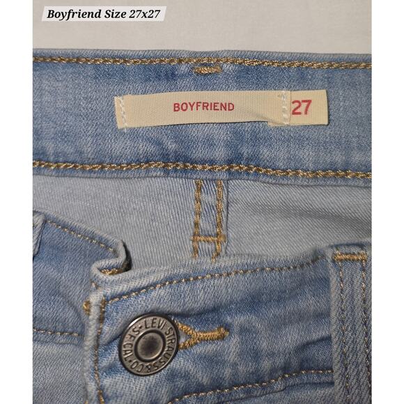 Women's Levi's 887 Stellar Stretch Boyfriend Relaxed Fit Tapered  Size W27xL27 - Picture 5 of 6